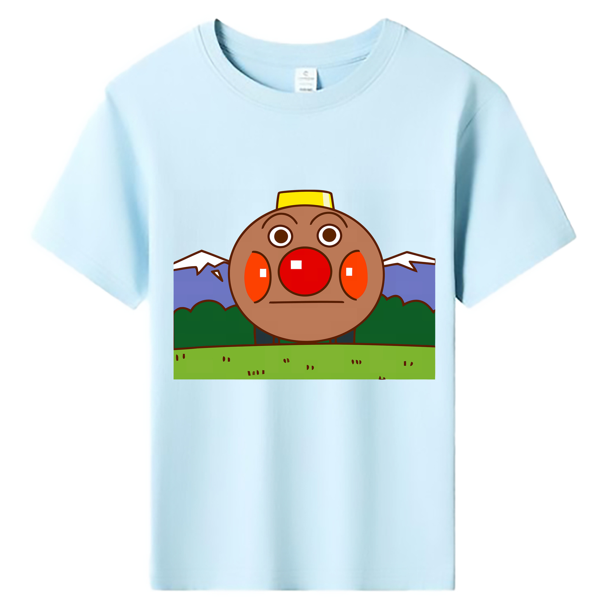 （画像用） アンパンマン Anpanman 綿100％キッズTシャツ（フロントプリント）
